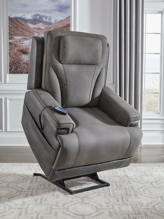 4Z-Peaceful Pause Power Lift Recliner - Woo Town Furniture (Worcester,MA)