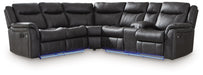 Sultan Meadow Reclining Sectional - Woo Town Furniture (Worcester,MA)