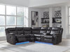 Sultan Meadow Reclining Sectional - Woo Town Furniture (Worcester,MA)