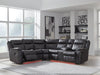 Sultan Meadow Reclining Sectional - Woo Town Furniture (Worcester,MA)