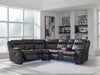 Sultan Meadow Reclining Sectional - Woo Town Furniture (Worcester,MA)