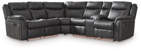 Sultan Meadow Reclining Sectional - Woo Town Furniture (Worcester,MA)