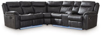 Sultan Meadow Reclining Sectional - Woo Town Furniture (Worcester,MA)