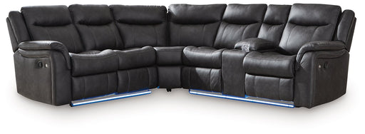 Sultan Meadow Reclining Sectional - Woo Town Furniture (Worcester,MA)