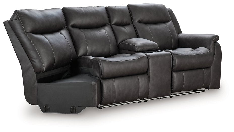 Sultan Meadow Reclining Sectional - Woo Town Furniture (Worcester,MA)