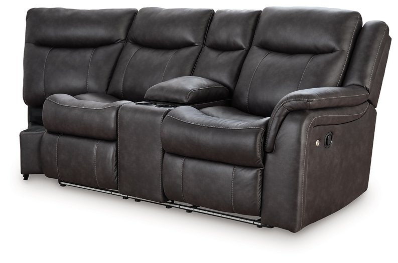 Sultan Meadow Reclining Sectional - Woo Town Furniture (Worcester,MA)