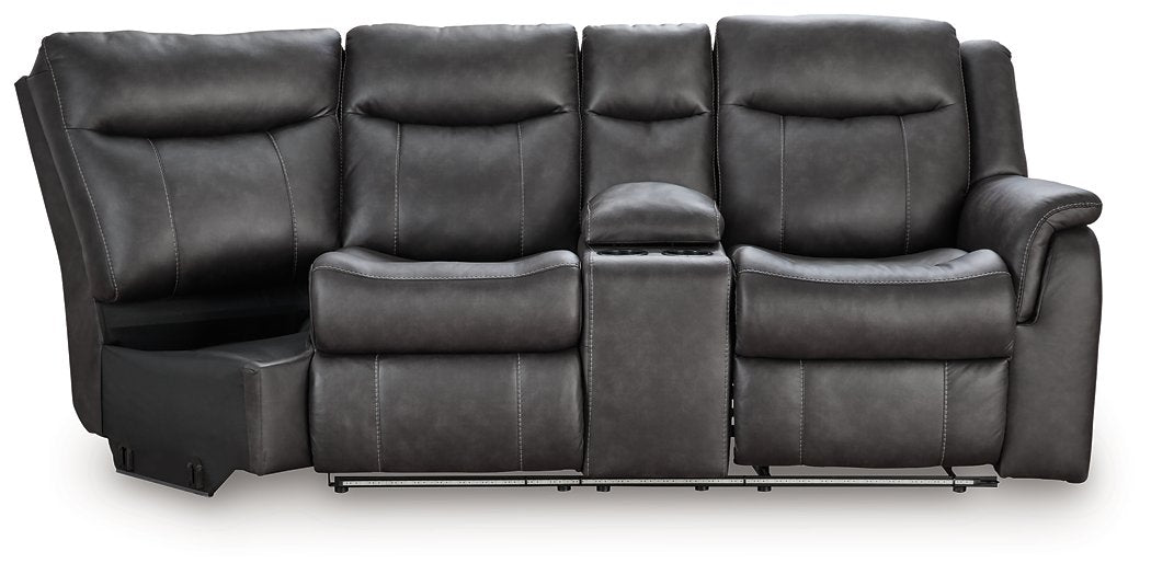 Sultan Meadow Reclining Sectional - Woo Town Furniture (Worcester,MA)