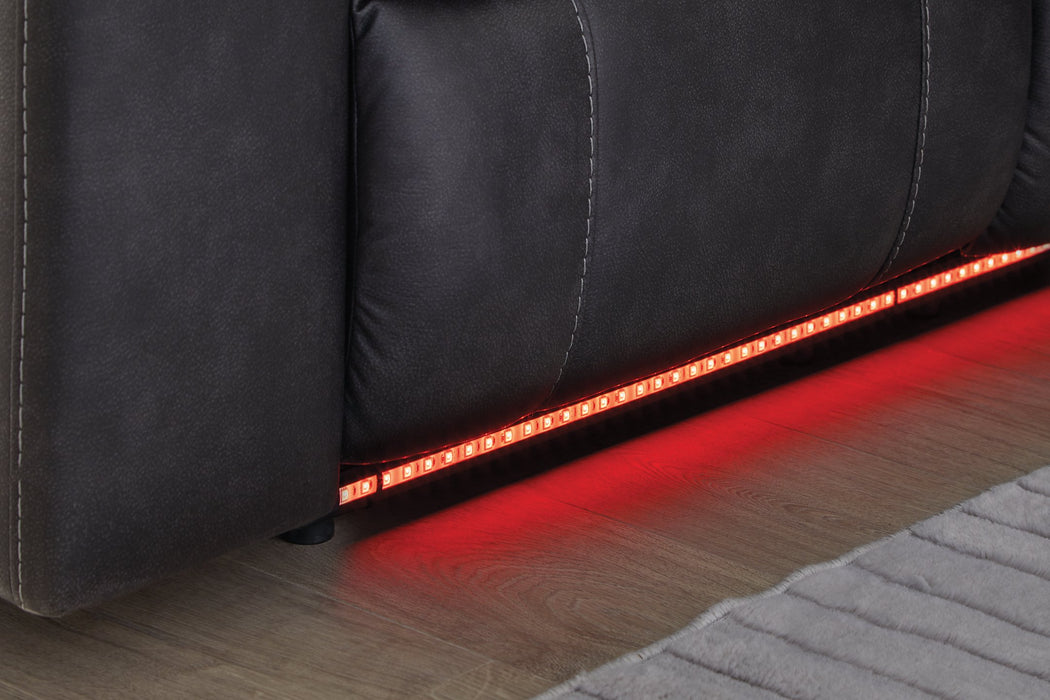 Sultan Meadow Reclining Sectional - Woo Town Furniture (Worcester,MA)