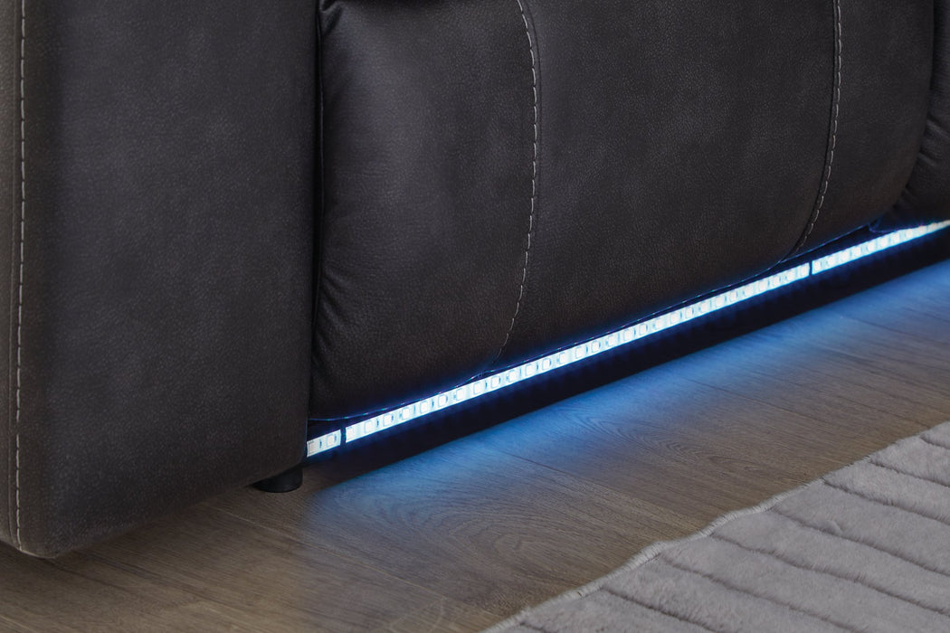 Sultan Meadow Reclining Sectional - Woo Town Furniture (Worcester,MA)