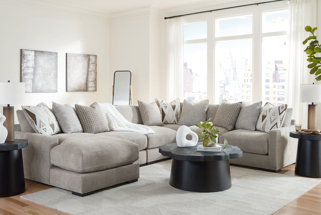 Aslan Court Sectional with Chaise - Woo Town Furniture (Worcester,MA)
