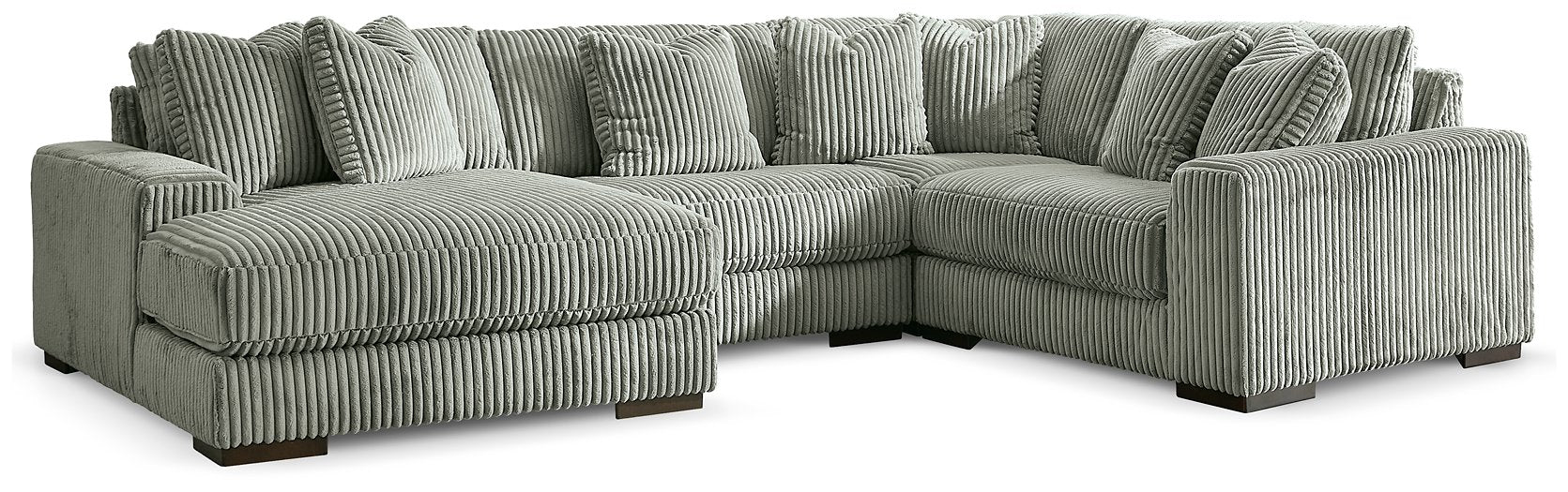 Lindyn Sectional with Chaise - Woo Town Furniture (Worcester,MA)