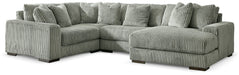 Lindyn Sectional with Chaise - Woo Town Furniture (Worcester,MA)