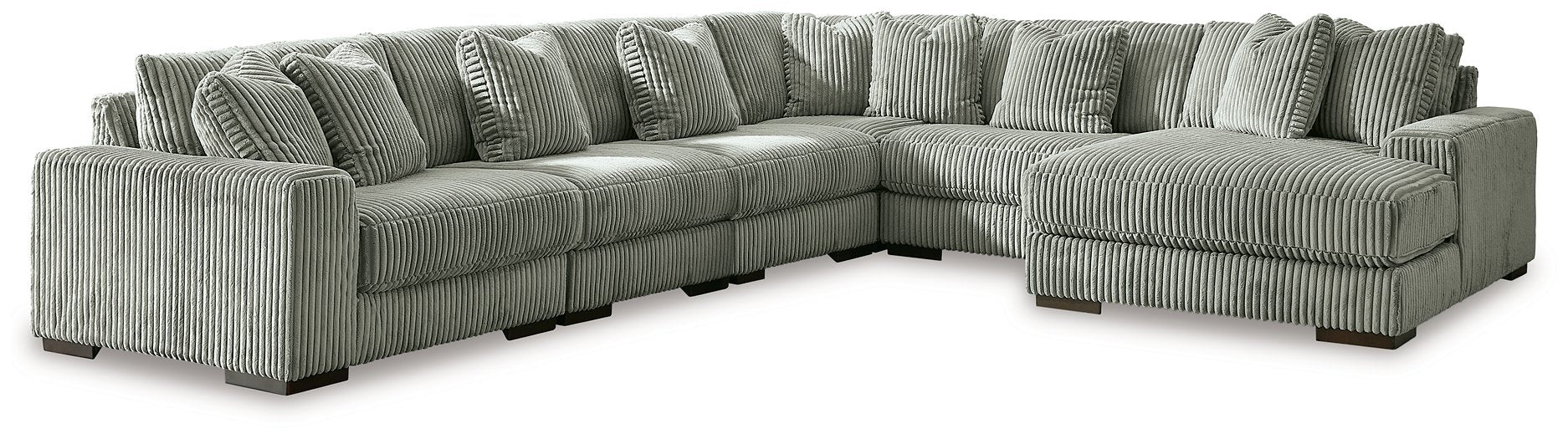 Lindyn Sectional with Chaise - Woo Town Furniture (Worcester,MA)