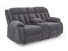 Observation Power Reclining Loveseat with Console - Woo Town Furniture (Worcester,MA)