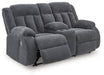 Observation Power Reclining Loveseat with Console - Woo Town Furniture (Worcester,MA)
