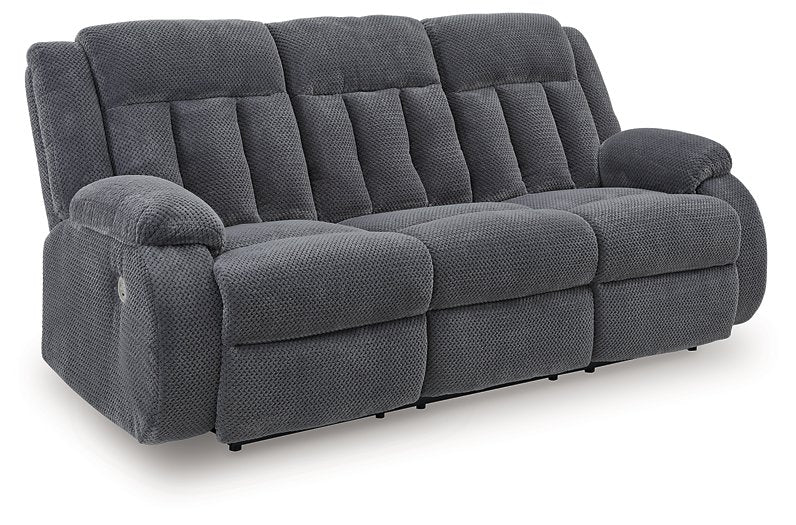Observation Power Reclining Sofa with Drop Down Table - Woo Town Furniture (Worcester,MA)