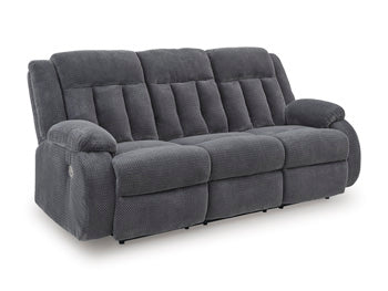 Observation Power Reclining Sofa with Drop Down Table - Woo Town Furniture (Worcester,MA)