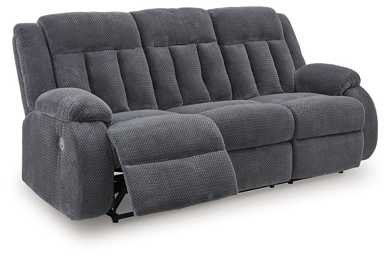 Observation Power Reclining Sofa with Drop Down Table - Woo Town Furniture (Worcester,MA)
