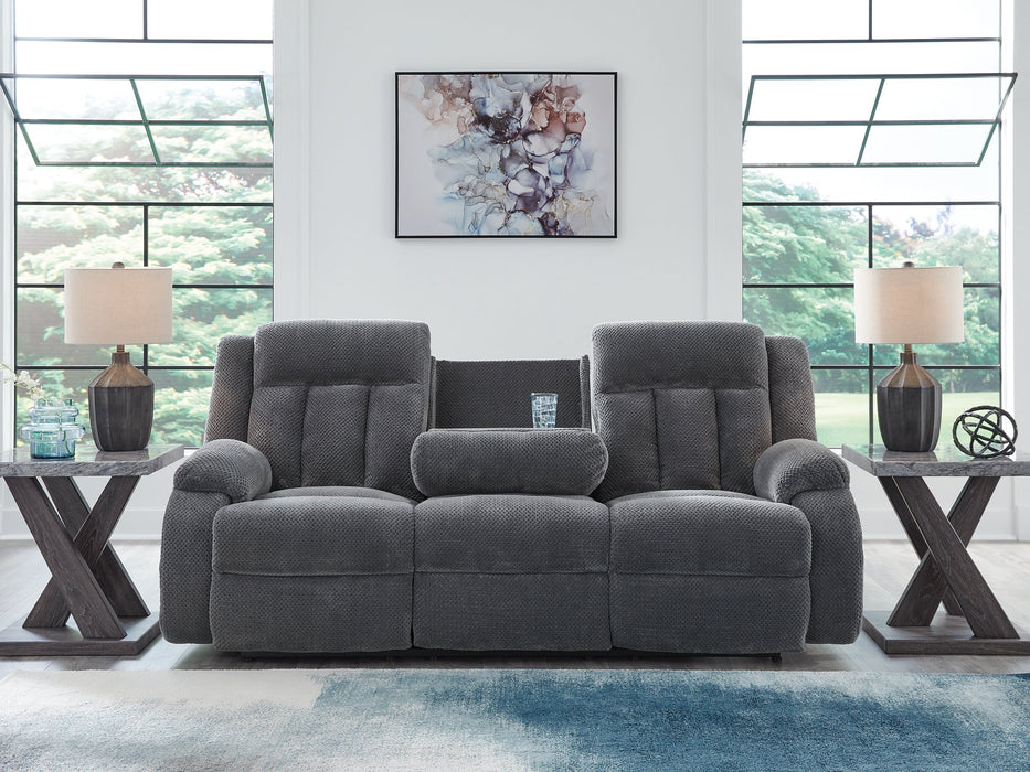 Observation Power Reclining Sofa with Drop Down Table - Woo Town Furniture (Worcester,MA)