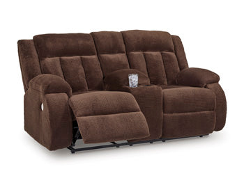 Observation Power Reclining Loveseat with Console - Woo Town Furniture (Worcester,MA)