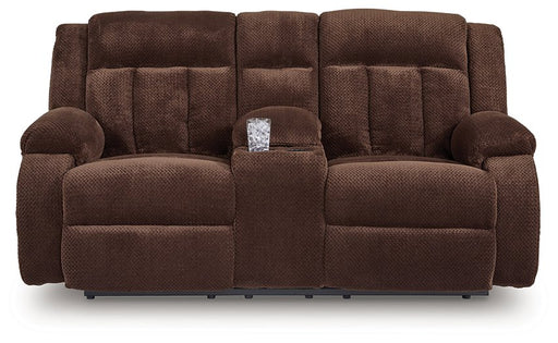 Observation Power Reclining Loveseat with Console - Woo Town Furniture (Worcester,MA)