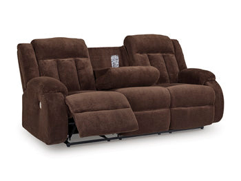 Observation Power Reclining Sofa with Drop Down Table - Woo Town Furniture (Worcester,MA)