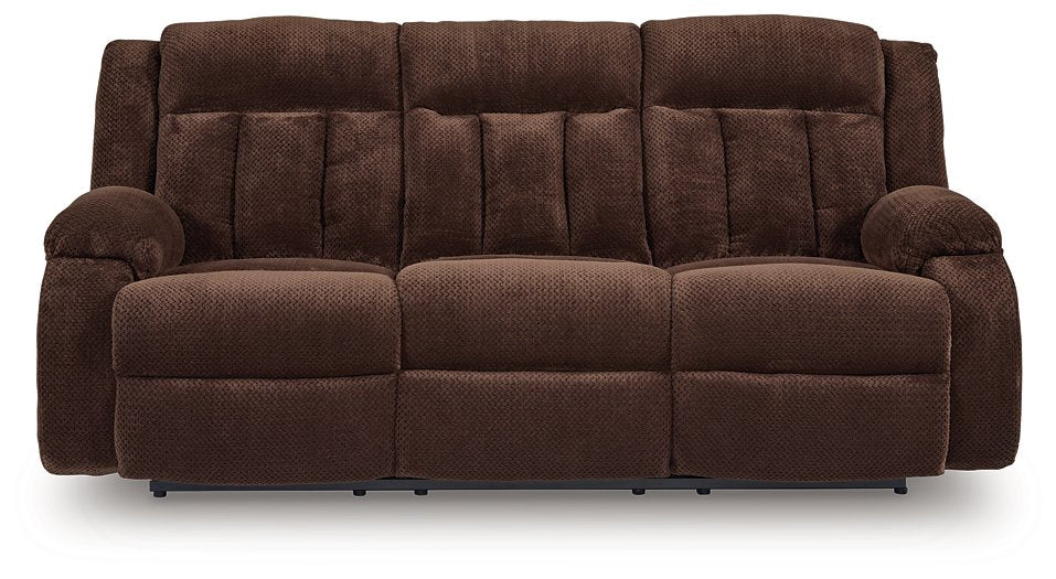 Observation Power Reclining Sofa with Drop Down Table - Woo Town Furniture (Worcester,MA)