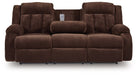 Observation Power Reclining Sofa with Drop Down Table - Woo Town Furniture (Worcester,MA)