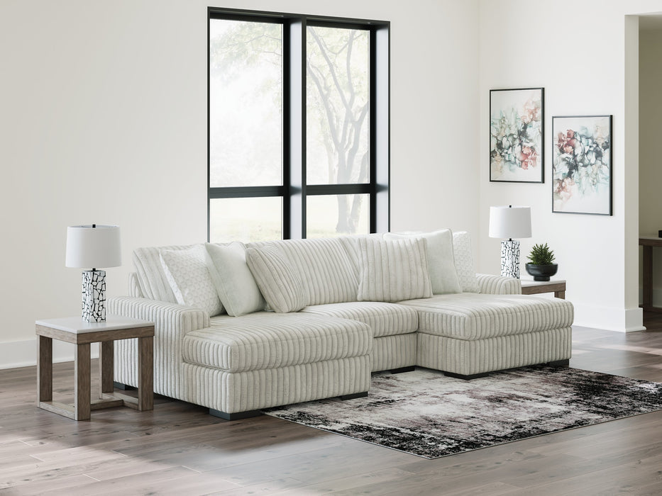 Stupendous Sectional with Double Chaise - Woo Town Furniture (Worcester,MA)