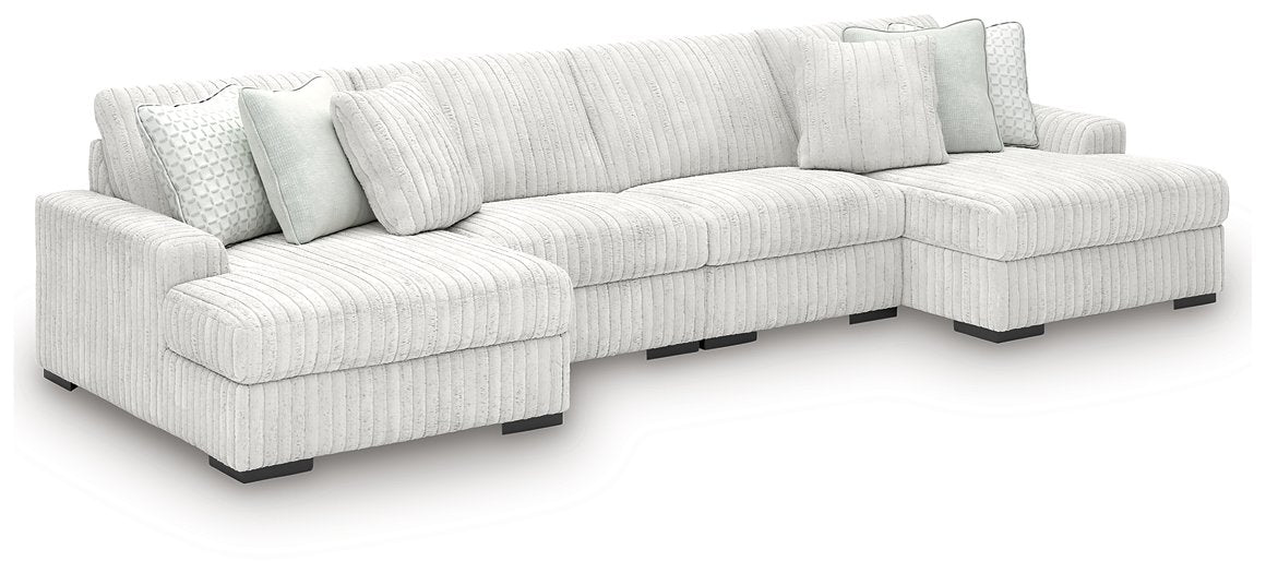 Stupendous Sectional with Double Chaise - Woo Town Furniture (Worcester,MA)