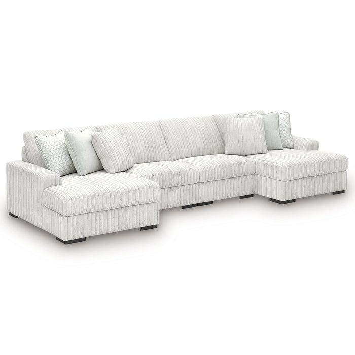 Stupendous Sectional with Double Chaise - Woo Town Furniture (Worcester,MA)