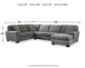 Birkdale Court Sectional with Chaise - Woo Town Furniture (Worcester,MA)