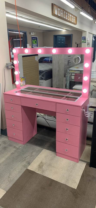 New Pink Vanity - Woo Town Furniture (Worcester,MA)