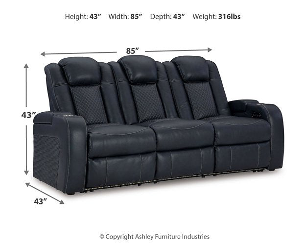 Fyne-Dyme Power Reclining Sofa - Woo Town Furniture (Worcester,MA)