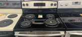 Used GE Stainless steel & black Stove - Woo Town Furniture (Worcester,MA)