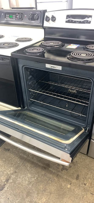 Used GE Stainless steel & black Stove - Woo Town Furniture (Worcester,MA)