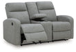 Gauntlet Reclining Loveseat with Console - Woo Town Furniture (Worcester,MA)