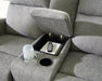 Gauntlet Reclining Loveseat with Console - Woo Town Furniture (Worcester,MA)