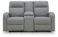 Gauntlet Reclining Loveseat with Console - Woo Town Furniture (Worcester,MA)