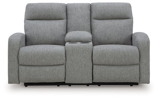 Gauntlet Reclining Loveseat with Console - Woo Town Furniture (Worcester,MA)