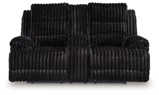 Rhine Falls Reclining Loveseat with Console - Woo Town Furniture (Worcester,MA)