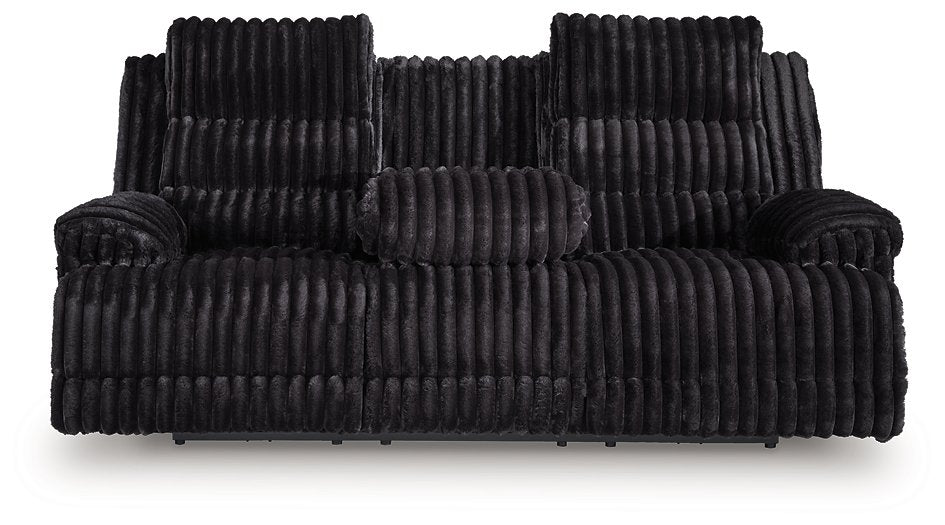 Rhine Falls Power Reclining Sofa with Drop Down Table - Woo Town Furniture (Worcester,MA)