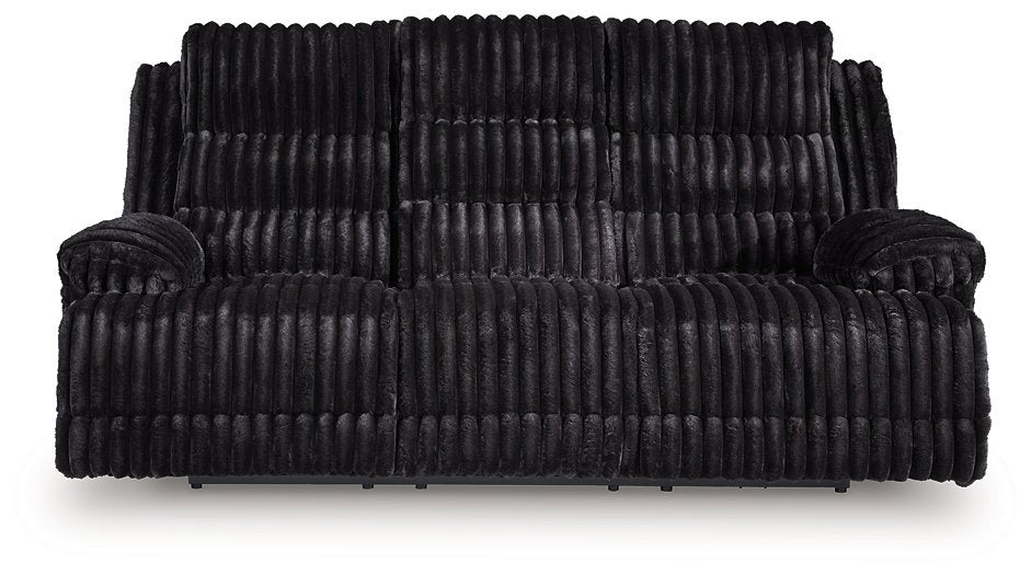 Rhine Falls Power Reclining Sofa with Drop Down Table - Woo Town Furniture (Worcester,MA)