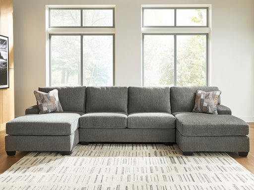 Clarington Sectional with Double Chaise - Woo Town Furniture (Worcester,MA)