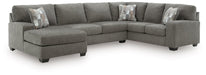 Clarington Sectional with Chaise - Woo Town Furniture (Worcester,MA)
