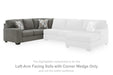Clarington Sectional with Chaise - Woo Town Furniture (Worcester,MA)