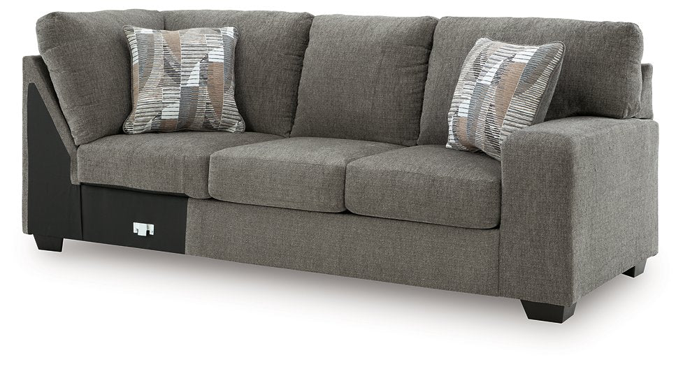 Clarington Sectional with Chaise - Woo Town Furniture (Worcester,MA)