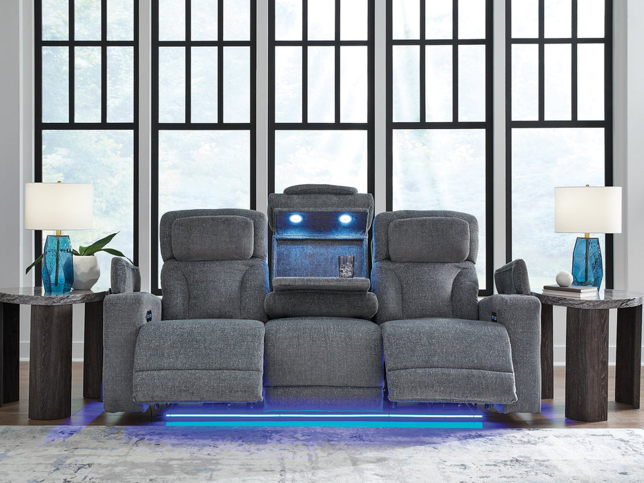 Studio Cave Power Reclining Sofa - Woo Town Furniture (Worcester,MA)