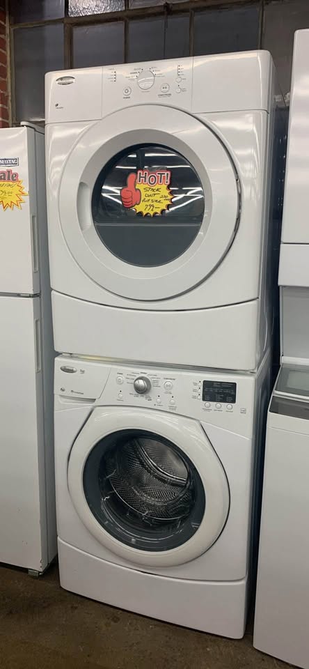 Whirlpool Duet Stack Washer & Dryer - Woo Town Furniture (Worcester,MA)