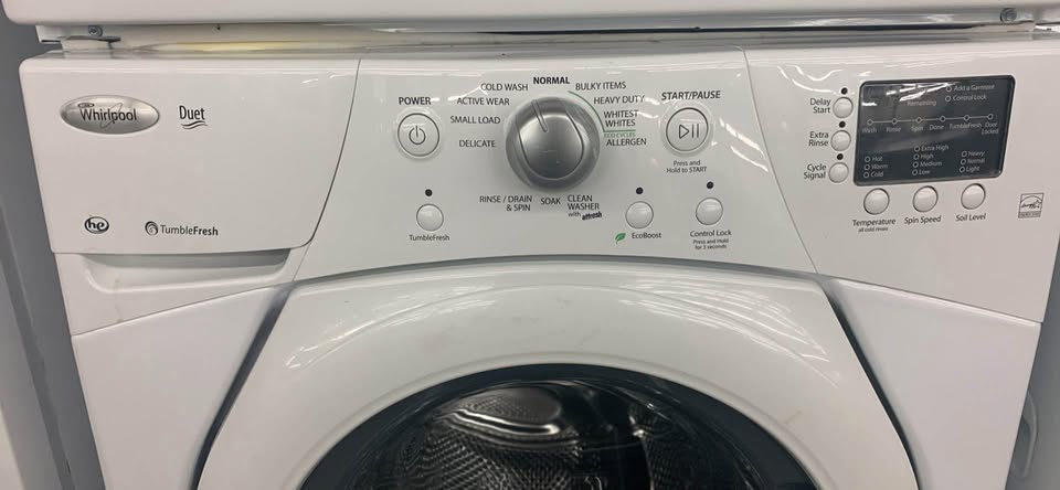 Whirlpool Duet Stack Washer & Dryer - Woo Town Furniture (Worcester,MA)
